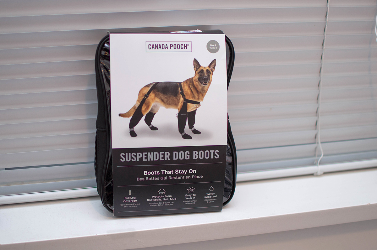 Canada Pooch Suspender Boots Review